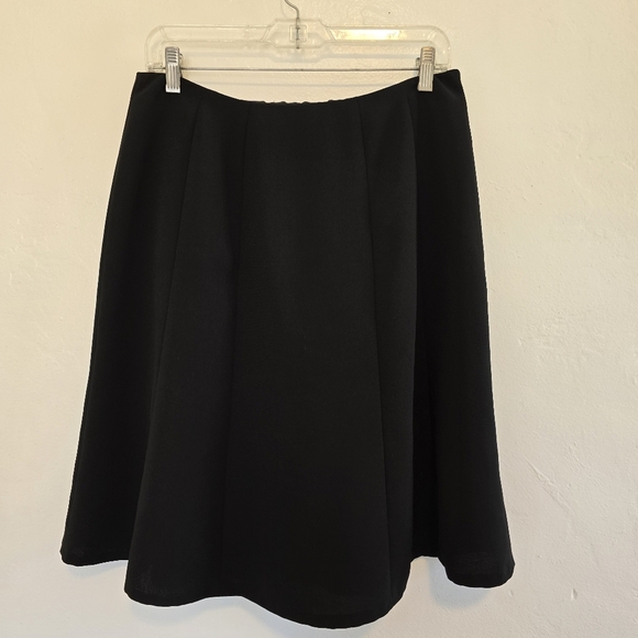 Calvin Klein - Black A-Line Suit Skirt - Picture 11 of 11